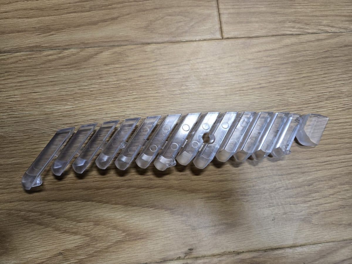 (주)네쇼 협력 제조사 사출 성형 부품 08 — 실제 생산품